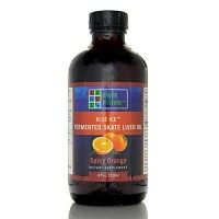 Green Pasture Fermented Skate Liver Oil (240ml, Spicy Orange liquid)